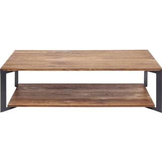 👉 Salontafel bruin Geolied Massief Eiken rechthoek modern active Kare Phoenix 140x70 cm 4025621835530