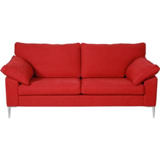 👉 Sofa rood polyester modern active Sørenlund 2 Seats 329 7432233322322