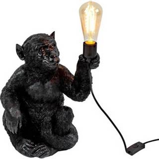 👉 Design tafellamp zwart kunststof modern active Meer Monkey Sitting Black