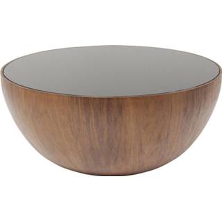 👉 Salontafel bruin glas rond modern active Kare Tear Drops Walnut 4025621837602