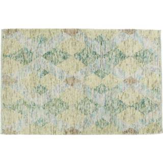 👉 Vloerkleed multi wol rechthoek vintage ruit active Kare Grasshopper 240x170cm 4025621618133