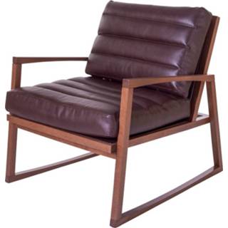 👉 Fauteuil bruin walnoothout retro active SMAQQ Laurel Flute 8720094849614