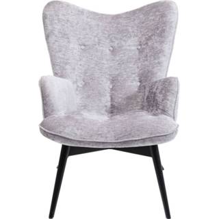 👉 Fauteuil zilver polyester modern active Kare Vicky Wilson Silver 4025621844327