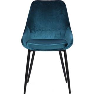 👉 Eetkamerstoel petrol staal modern active Kare East Side Bluegreen 4025621843320