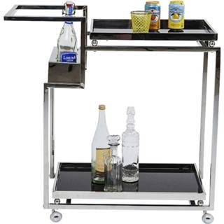 👉 Trolley zilver Verchroomd Staal modern active Kare Barfly Silver 4025621813880