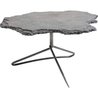 👉 Salontafel grijs staal modern active Kare Vulcano 82x92cm 4025621821151