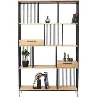 👉 Boekenkast bruin hout modern active Kare Modena 4025621843856