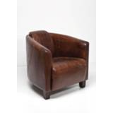 👉 Fauteuil bruin hout vintage active Kare Sigar Lounge Brown 4025621769484