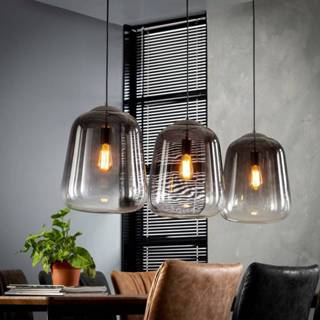 👉 Design hanglamp zwart glas ovaal wandschakelaar modern a++ active Meer Prometh