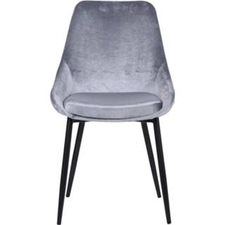 👉 Eetkamerstoel grijs staal modern active Kare East Side Grey 4025621843337