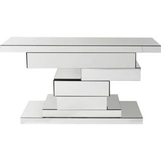 👉 Zilver Gespiegeld Glas glamour active Kare Console Brick Mirror 4025621844099