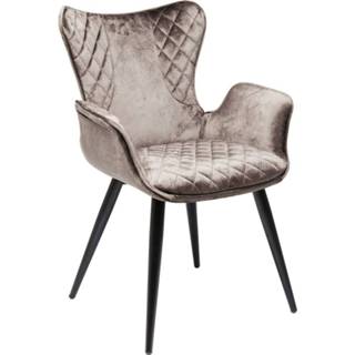 👉 Eetkamerstoel bruin staal moderrn active Kare Dream Brown 4025621839361