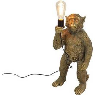 👉 Design vloerlamp goud kunststof modern active Meer Monkey Standing Gold