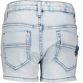 👉 Le Chic! Meisjes Korte Broek - Maat 152 - Denim - Jeans