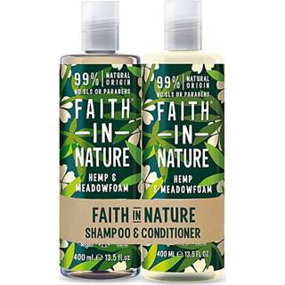 👉 Shampoo Faith in Nature Hennep & Meadowfoam 2 1 Pack - Conditi...