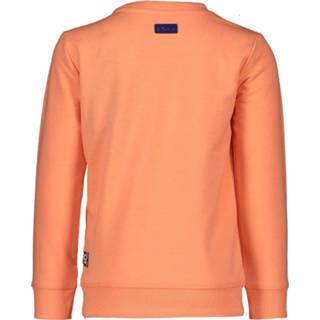 👉 B.Nosy! Jongens Sweater - Maat 164 - Zalm - Katoen/polyester/elasthan