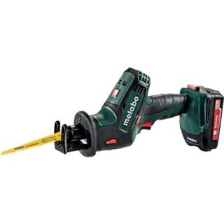 👉 Accu reciprozaag active Metabo SSE 18 LTX BL 18V Li-Ion set (2x 5,2Ah) in koffer - 32mm koolborstelloos 4061792172524