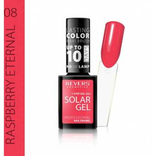 👉 Nagellak gel One Size rood REVERS® 3in1 Solar 12ml. - #08 Raspberry Eternal 5902815108474