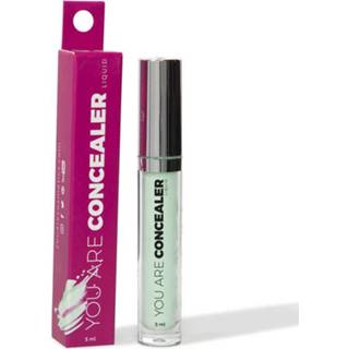 👉 Concealer donkergroen One Size GeenKleur You Are Cosmetics Liquid Green Of Water #11201 8719925793677
