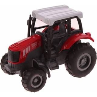 👉 Kunststof One Size rood Gearbox Tractor rood: 1:43 8718807707856