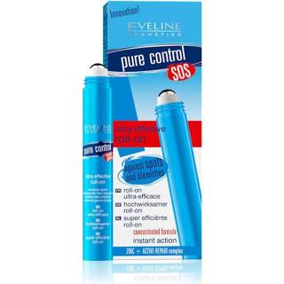 👉 One Size GeenKleur Eveline Cosmetics Pure Control SOS Ultra Effective Roll-on 15ml. 5907609331465