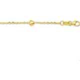 👉 Armband goud One Size goudkleurig TFT Hart 4,5 mm 9 - 11 cm 8718834045518