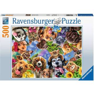 👉 Puzzel nederlands legpuzzels Dieren Selfie (500 stukjes) 4005556150427