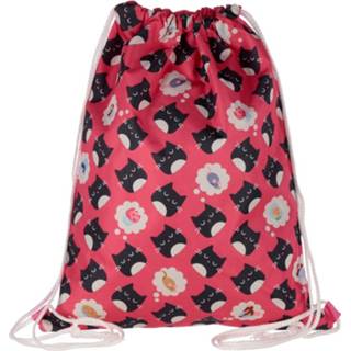 👉 Trekkoord meisjes roze tas - Feline Fine Cat-