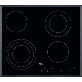 👉 Keramische kookplaat zwart AEG HK634030FB inbouw met Stop&Go warmhoudfunctie 7332543484348