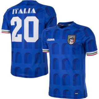 👉 Voetbalshirt blauw Italië Retro
