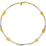 👉 Halsketting wit vrouwen verguld Collier KLiNGEL 4055704719150 1416217969921