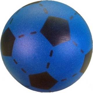 Foam active blauwe Set van 2 soft voetballen 20 cm