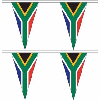 👉 Vlaggenlijn 2x Extra lange Zuid Afrika vlaggenlijnen van 5 meter