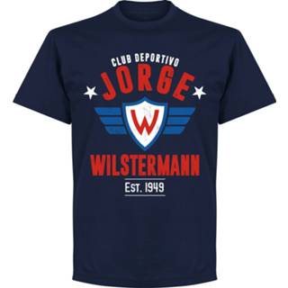 👉 Shirt Navy Blauw Club Devortivo Jorge Wilstermann Established T-Shirt -