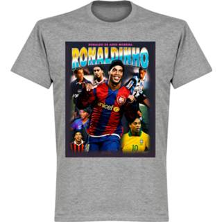 👉 Shirt grijs Ronaldinho Old-Skool Hero T-Shirt -