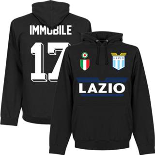 👉 Hoodie zwart Lazio Roma Immobile 17 Team -
