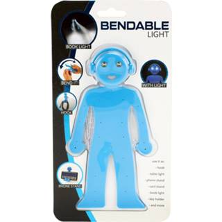 👉 Blauw kunststof One Size Toi-Toys buigbaar lampje 16 cm 8719817494064
