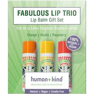 👉 Human+Kind Lipbalm Vegan Trio Verpakking (3st)
