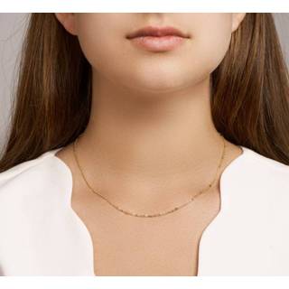 👉 Halsketting geelgoud One Size goudkleurig TFT Collier 2,3 mm 40 - 42 44 cm 8718834617845