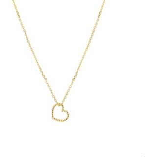 👉 Hals ketting geelgoud vrouwen glanzend active goudkleurig TFT Collier Hart 0,8 mm 40 - 42 44 cm 8718834521760