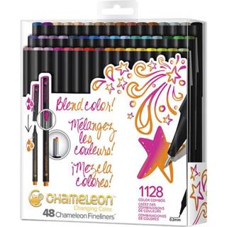 👉 Fineliner active Chameleon brilliant blisterà 48 kleuren