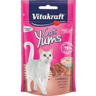 👉 Vitakraft Cat Yums - Leverworst 40 gram 4008239288226