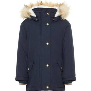 👉 Vrouwen blauw Parka gewatteerde 5713776375429