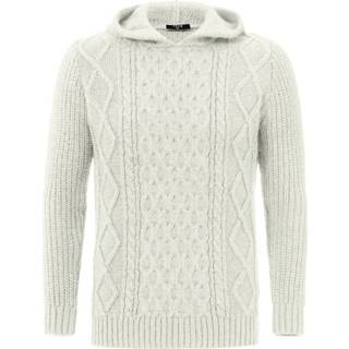 👉 Hoodie XL male wit Knit Stigo