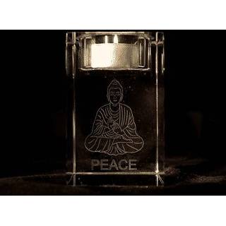 👉 Kristallen Kandelaar 'Boeddha Peace'