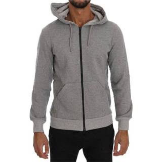 👉 Sweater XL male grijs Full Zipper Hodded Cotton