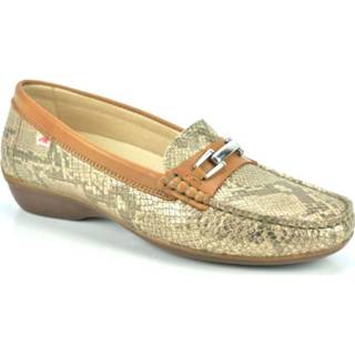 👉 Loafers vrouwen beige Print College 1586224941613