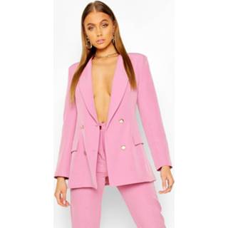 Blazer vrouwen blush Double Breasted Military Blazer,