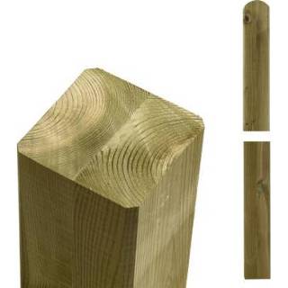 👉 Tuinpaal hout zwart Geimpregneerde Tuinpalen 9 x 268 CM 5703393203694