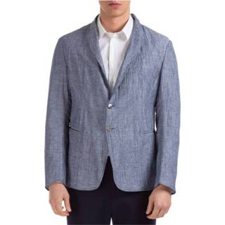 👉 Blazer male blauw Men's jacket 8058644538702